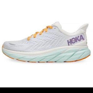 Hoka Clifton 8 Blanc De Blanc/White SIZE 9.5